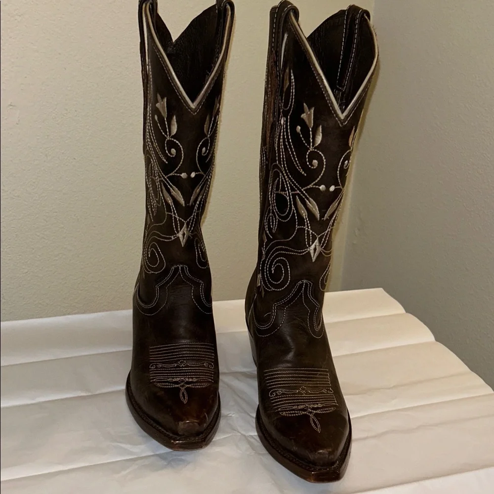 Women’s El General Western Cowboy Boots. - Picture 1 of 5